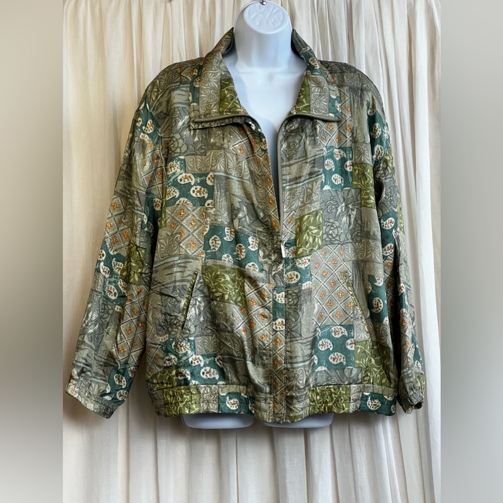 COPY - Vintage 100% Silk Bomber Jacket